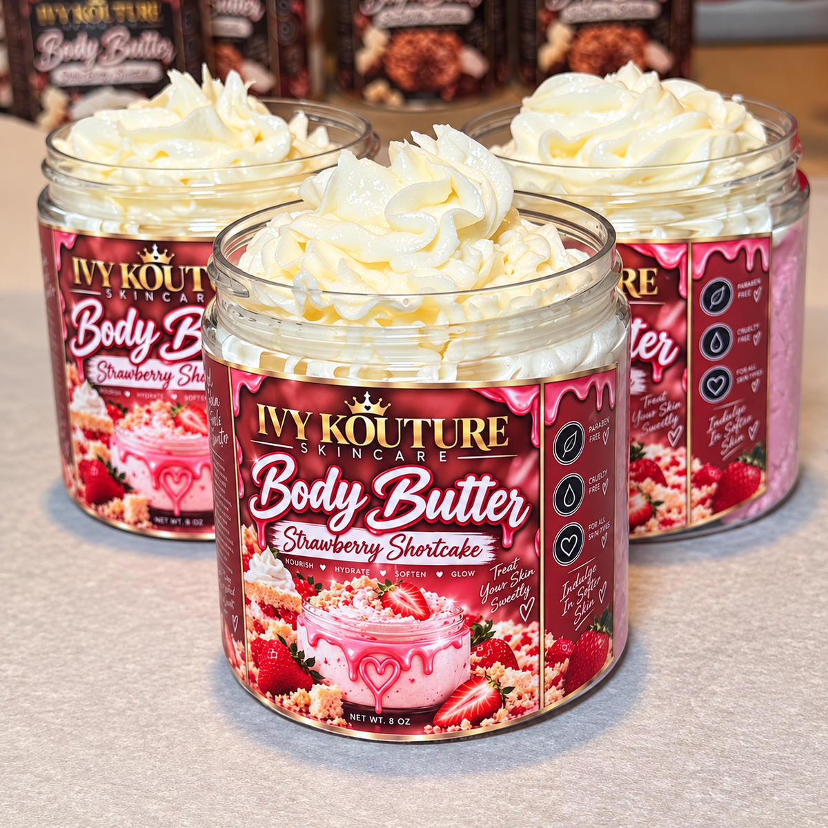 🍓 Strawberry Shortcake Whipped Butter